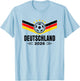 Deutschland Spieler 2026 Flagge Fans Herren Jugend T-Shirt - T-Shirt | Light Blue