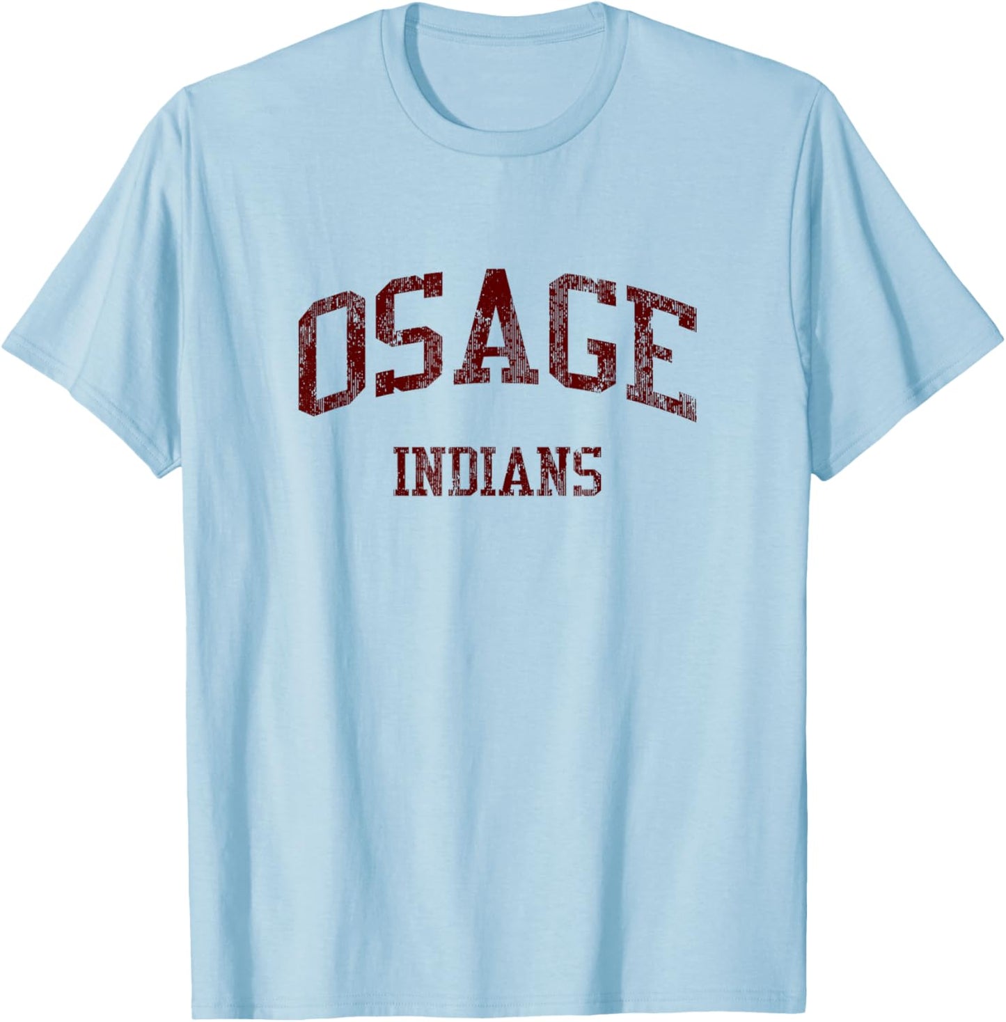 Osage High School HS Osage Beach MO Vintage Sports T-Shirt - T-Shirt | Light Blue