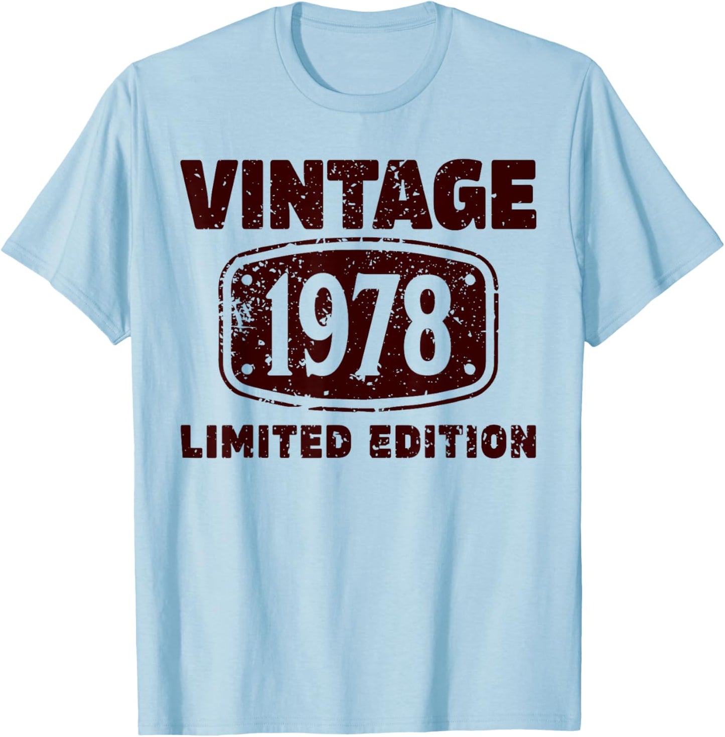 1978 48 Ans Homme Femme Cadeau Anniversaire Homme 1978 T-Shirt - T-Shirt | Light Blue
