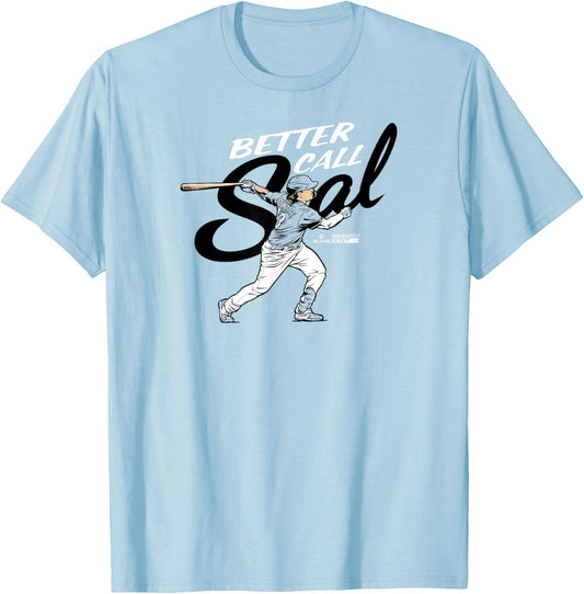 Sal Stewart - Better Call Sal - Cincinnati Baseball T-Shirt - T-Shirt | Light Blue