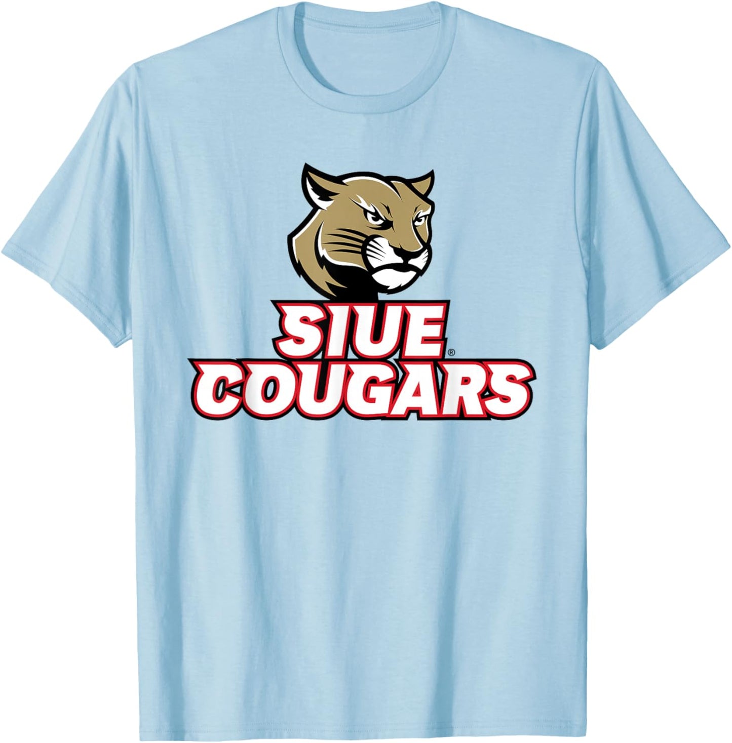 Southern Illinois Edwardsville Cougars Sportsmanship Red T-Shirt - T-Shirt | Light Blue