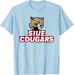 Southern Illinois Edwardsville Cougars Sportsmanship Red T-Shirt - T-Shirt | Light Blue