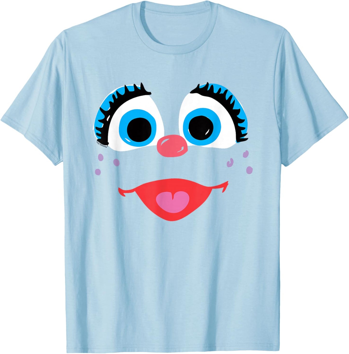 Sesame Street Abby Cadabby Crayon Sketch Halloween Costume T-Shirt - T-Shirt | Light Blue