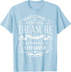 Lifesaver Rescuer Life Guard National Treasure Off Duty T-Shirt - T-Shirt | Light Blue