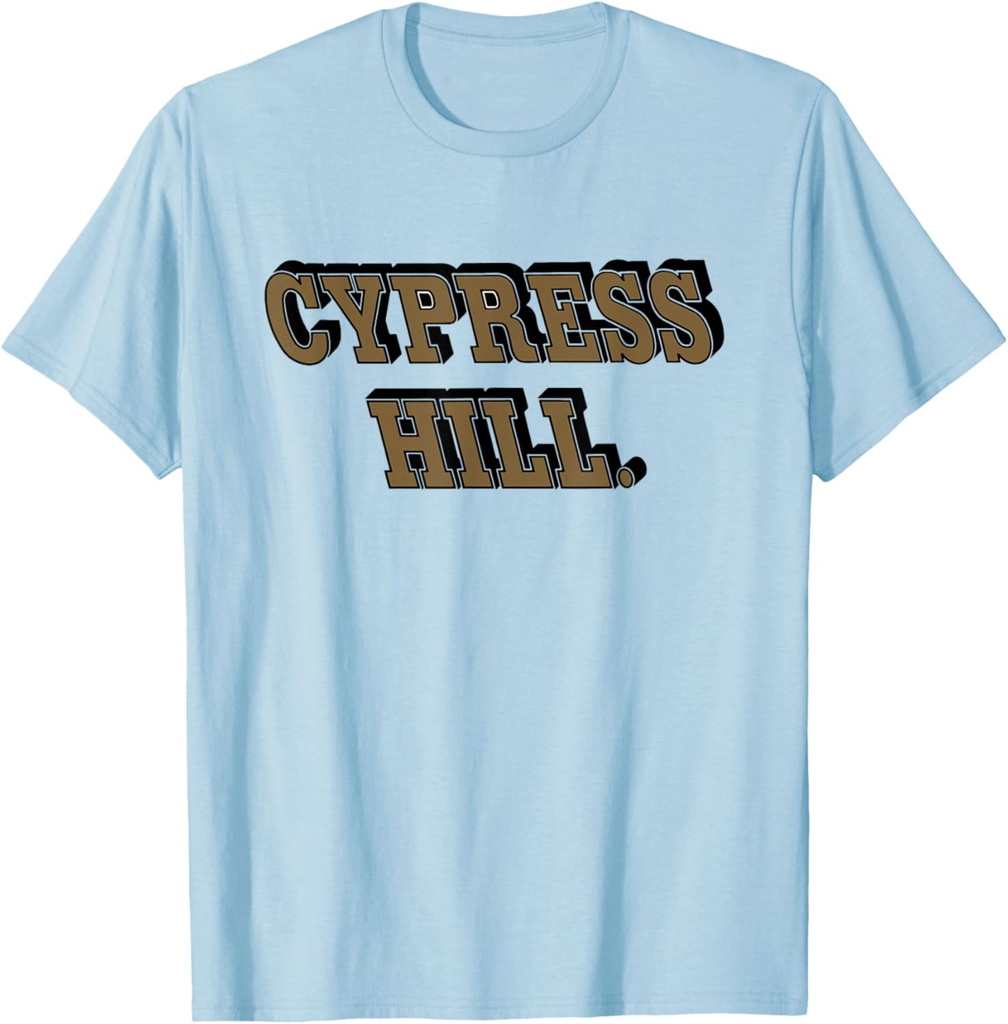 Cypress Hill Slanted Spell Out T-Shirt - T-Shirt | Light Blue