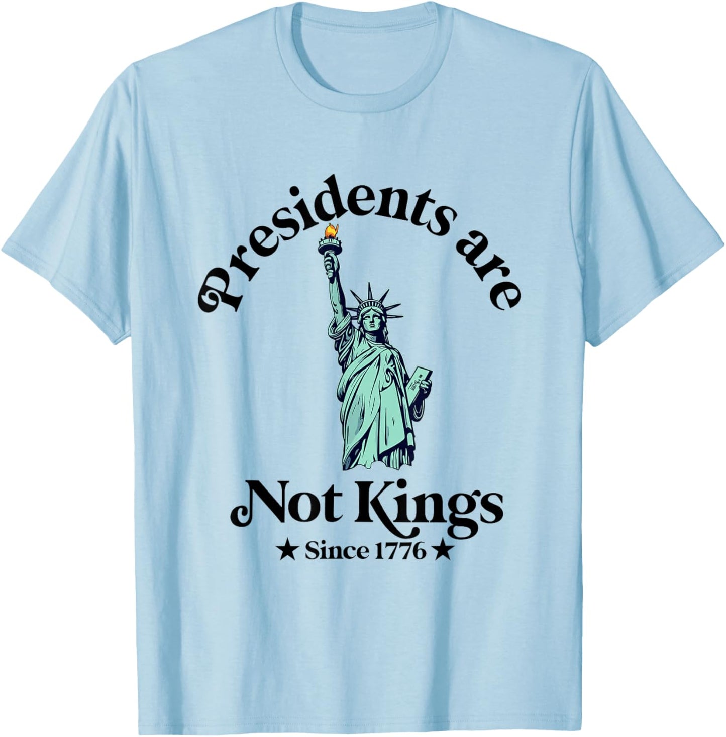 USA Flag Democracy T-Shirt - T-Shirt | Light Blue
