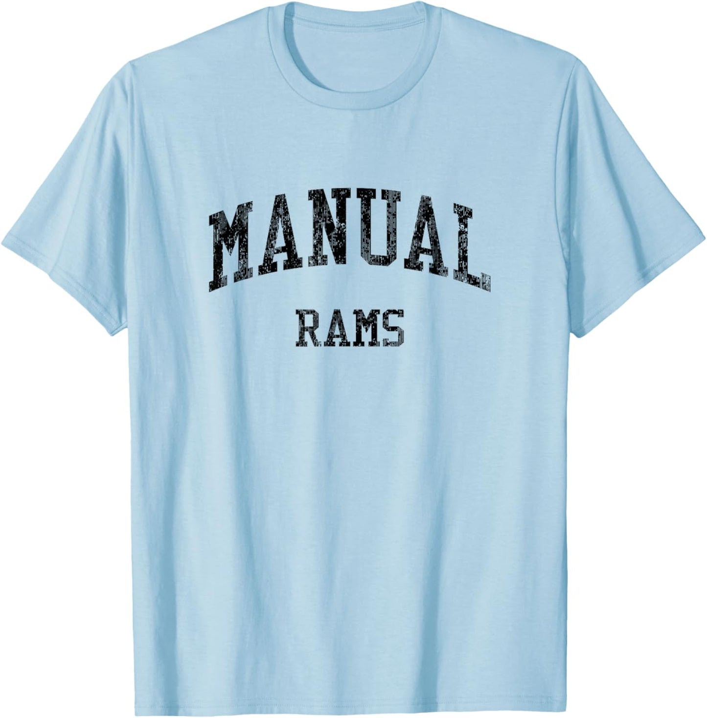 Manual High School HS Peoria IL Vintage Sports T-Shirt - T-Shirt | Light Blue