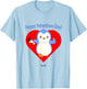 Official Pudgy Penguins Merch | It's Valentine's Day | Pengu T-Shirt - T-Shirt | Light Blue
