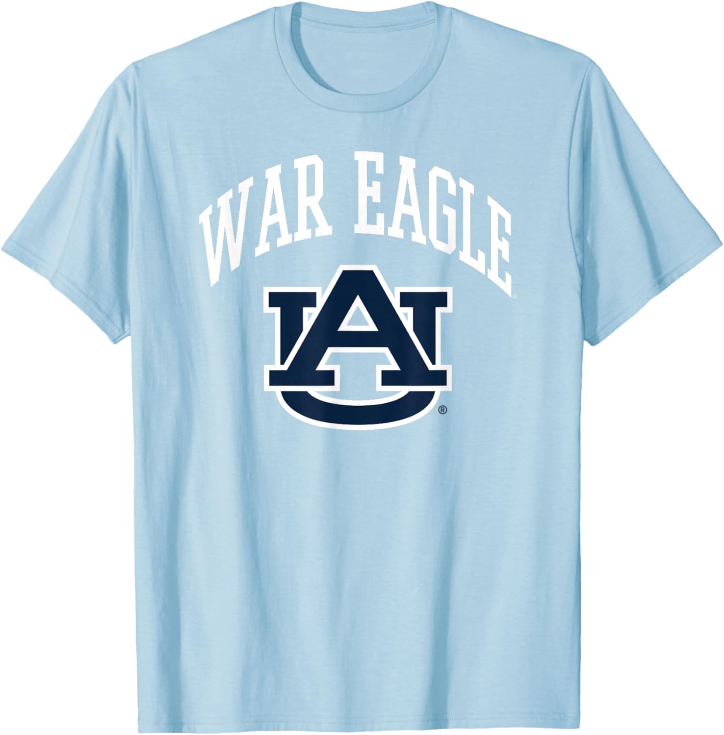 Auburn Tigers War Eagle Orange Officially Licensed T-Shirt - T-Shirt | Light Blue
