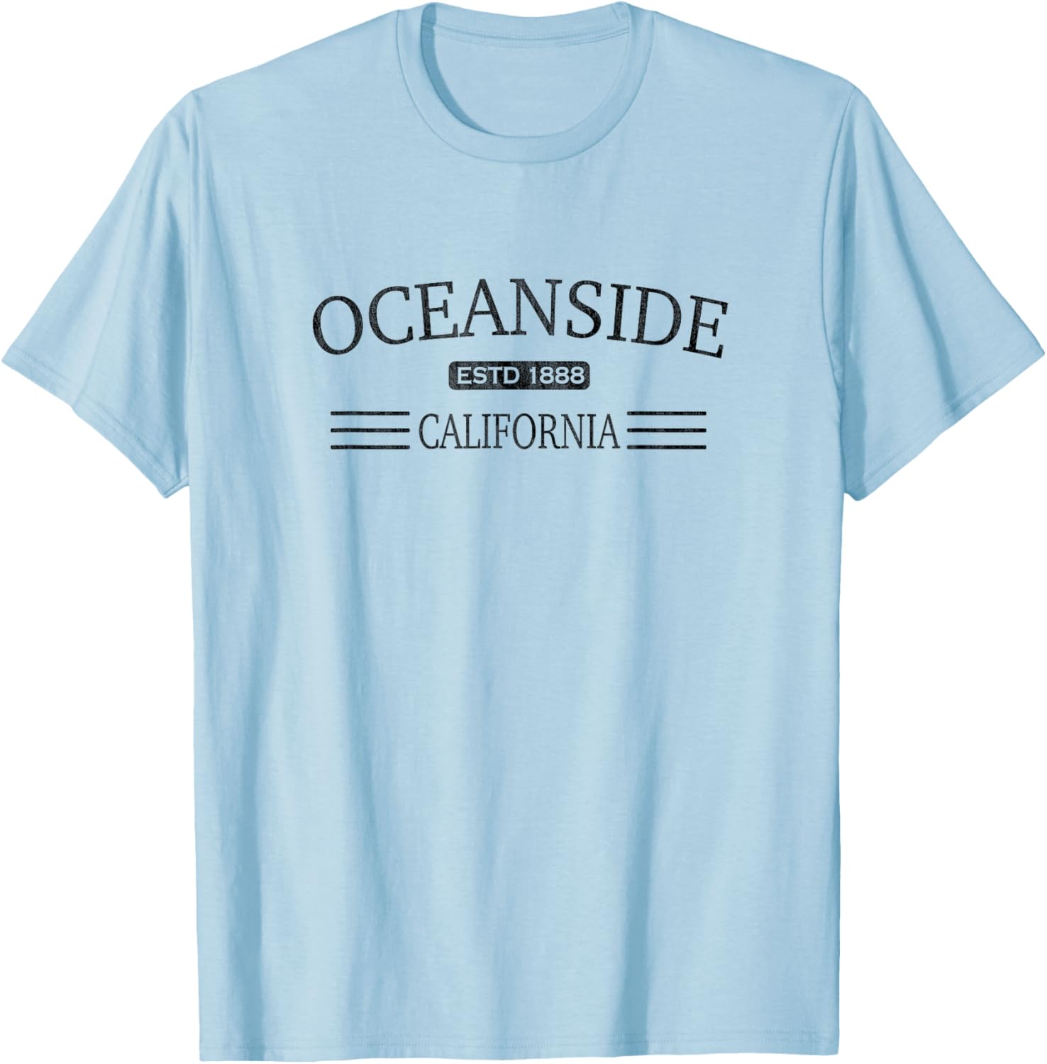 Oceanside California - Oceanside CA CV1X T-Shirt - T-Shirt | Light Blue