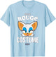 Sonic The Hedgehog Halloween This Is My Rouge Costume T-Shirt - T-Shirt | Light Blue