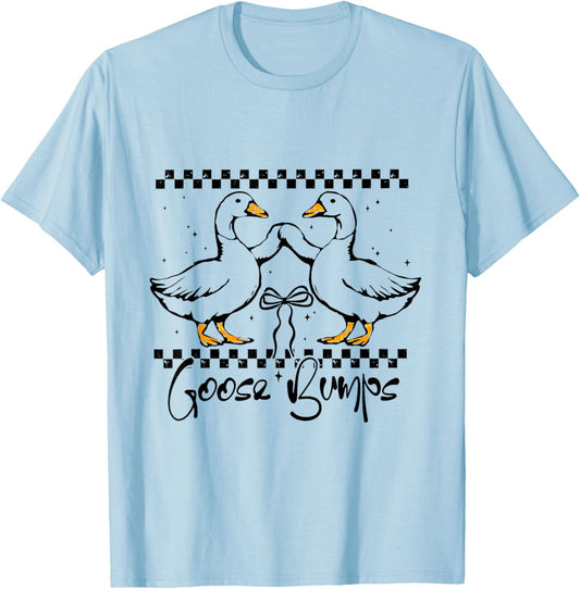 Funny Goose Bumps T-Shirt - T-Shirt | Light Blue