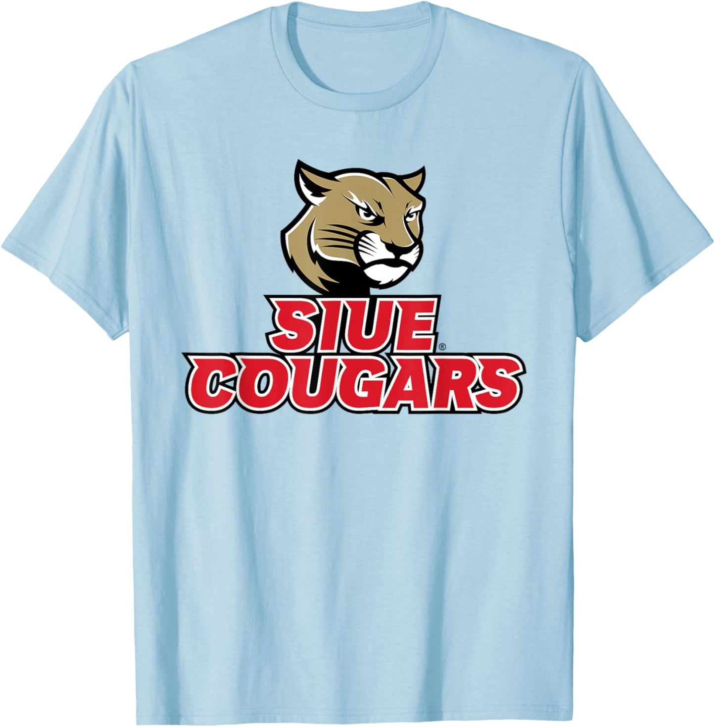 Southern Illinois Edwardsville Cougars Sportsmanship Gray T-Shirt - T-Shirt | Light Blue
