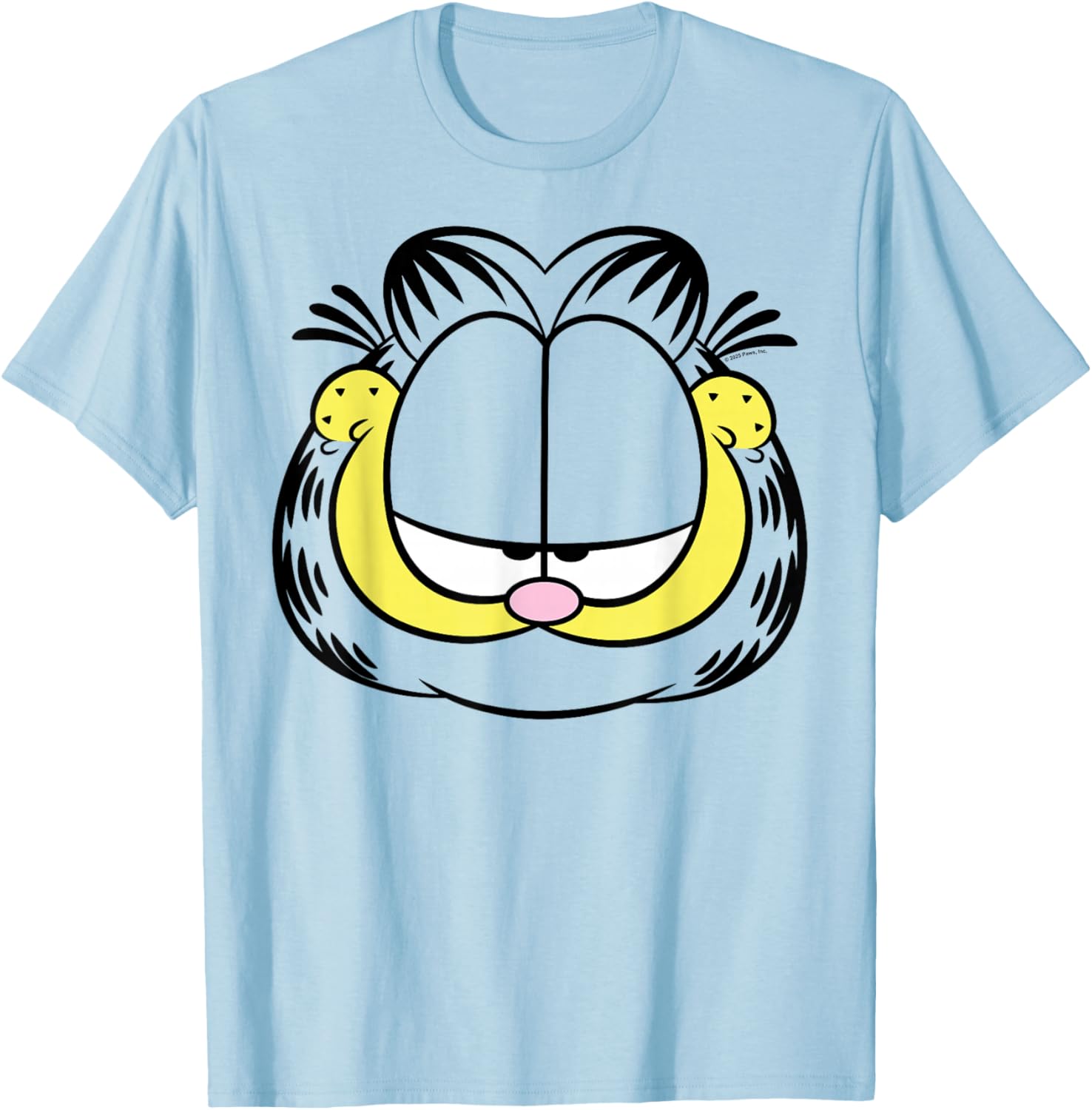 Garfield - Oversized Face T-Shirt - T-Shirt | Light Blue