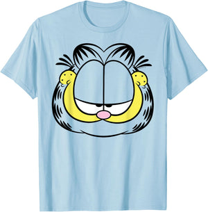 Garfield - Oversized Face T-Shirt - T-Shirt | Light Blue