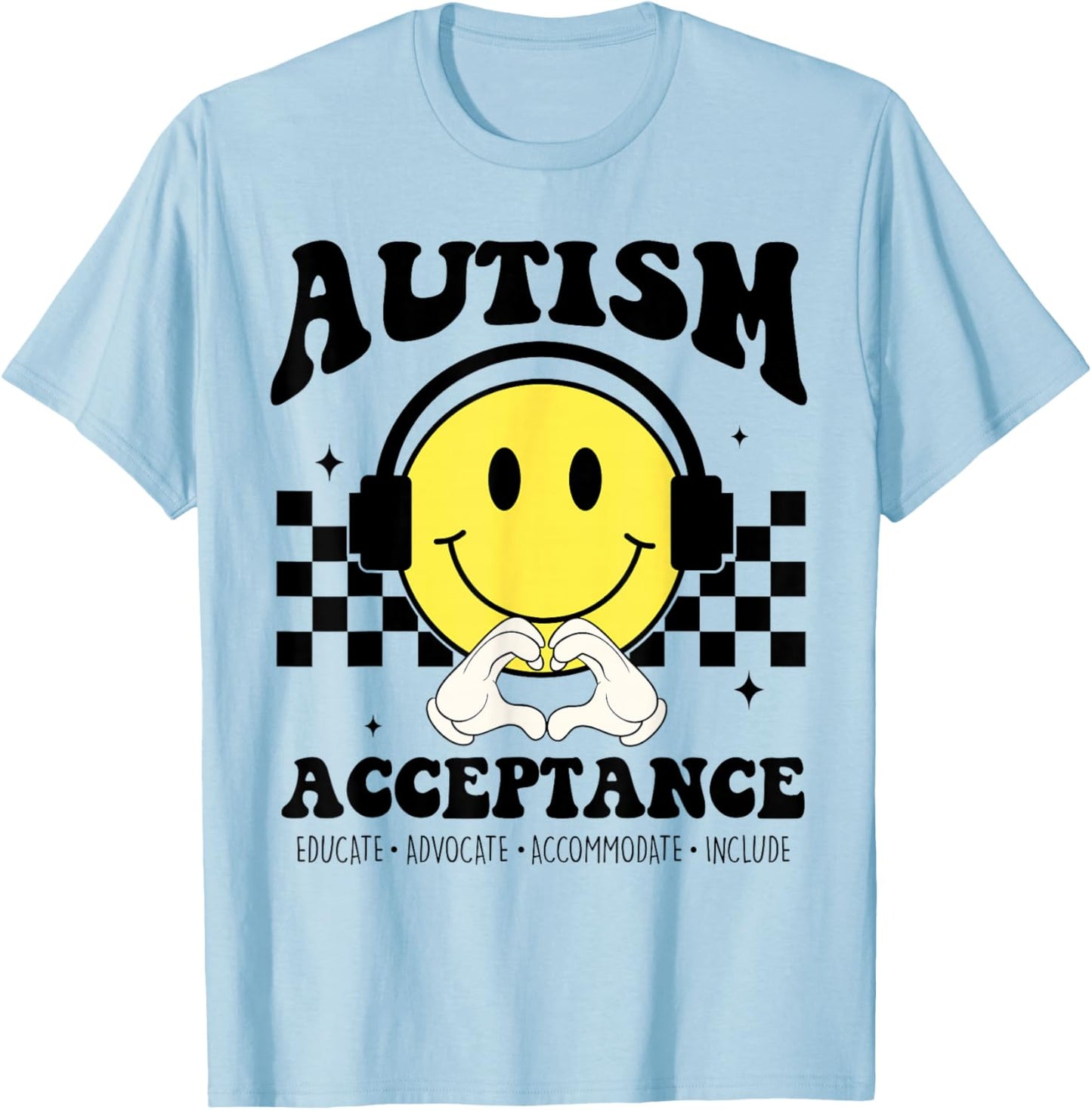 Autism Awareness Acceptance Special Education Teacher Kids T-Shirt - T-Shirt | Light Blue