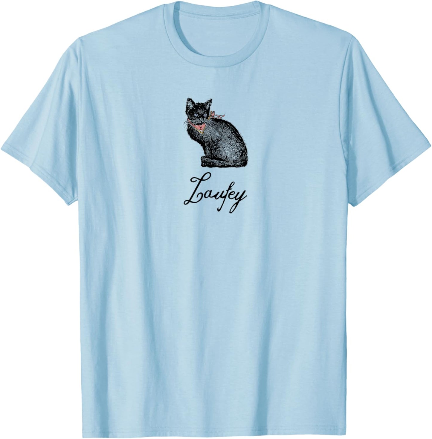 Cat Noir Laufey T-Shirt - T-Shirt | Light Blue