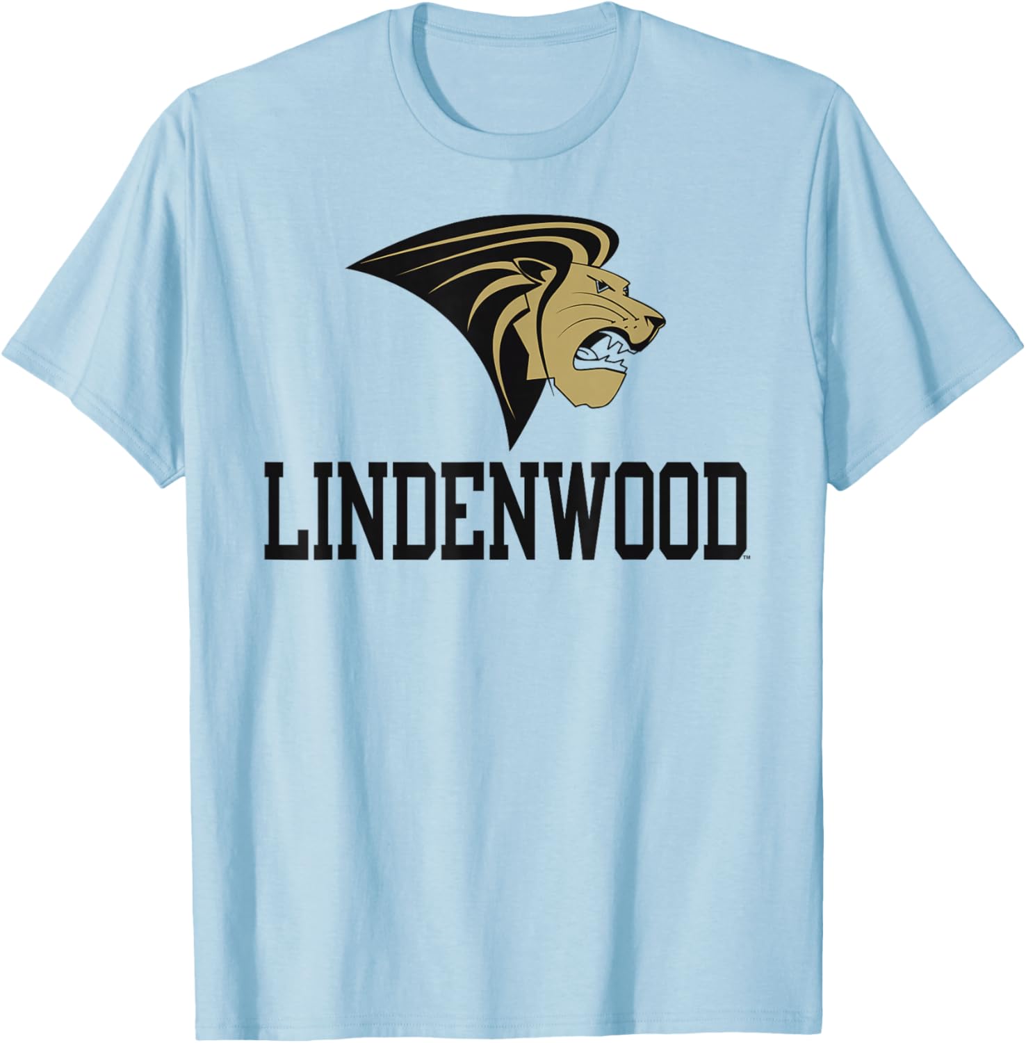 Lindenwood Lions Sportsmanship White Officially Licensed T-Shirt - T-Shirt | Light Blue