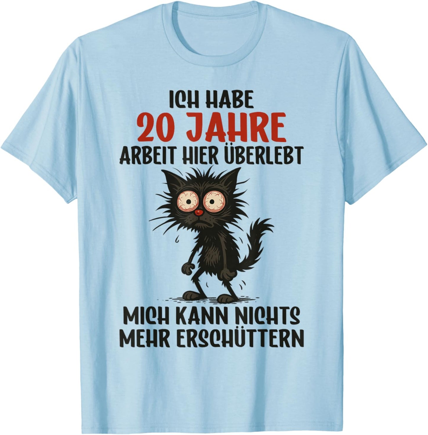 20 Jähriges Firmenjubiläum Dienstjubiläum 20 Jubiläum Arbeit T-Shirt - T-Shirt | Light Blue