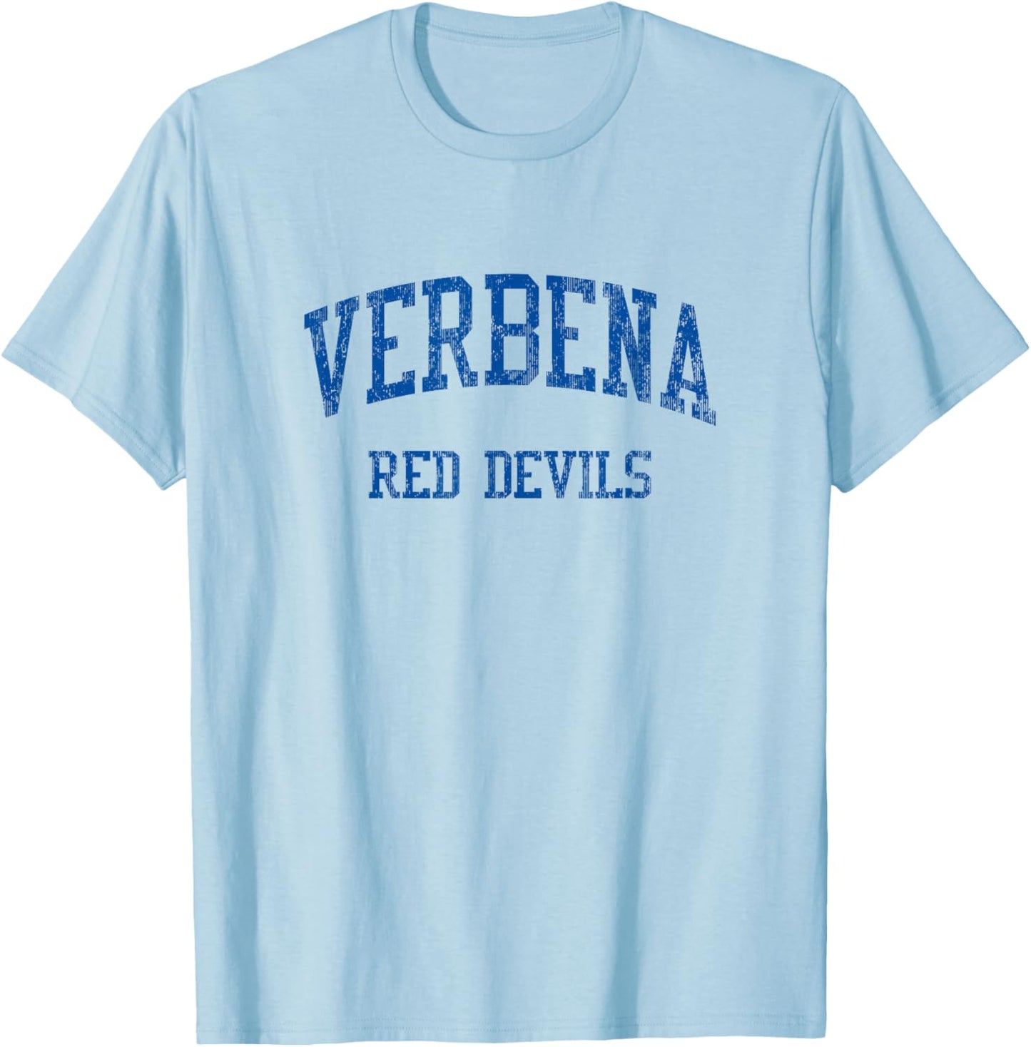 Verbena High School HS Verbena AL Vintage Sports T-Shirt - T-Shirt | Light Blue