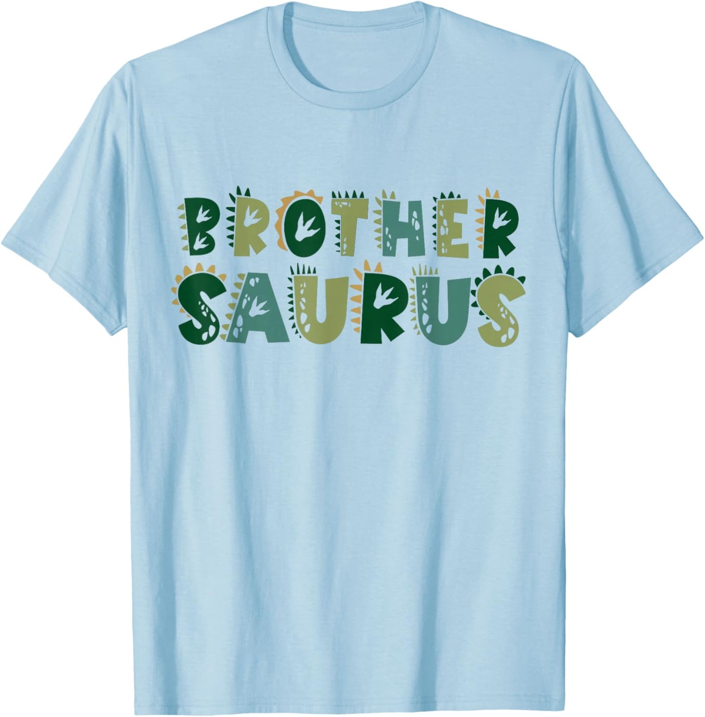 Brother Saurus Matching Family Birthday Dinosaur Men Women T-Shirt - T-Shirt | Light Blue