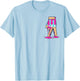Baseball Ice Cream Drip Boys Home Plate Glove Respect Drip T-Shirt - T-Shirt | Light Blue