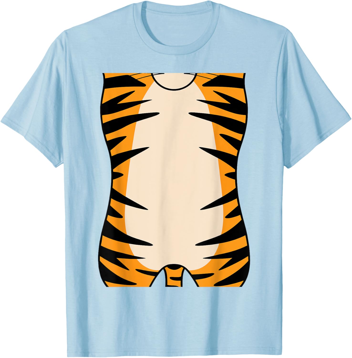 Tiger Shirt Adult Kids Men Women Tiger Costume T-Shirt - T-Shirt | Light Blue
