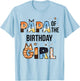 Papa of The Birthday Girl Party Blue Dog Lover Matching T-Shirt - T-Shirt | Light Blue