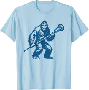 Lacrosse Design Boys Youth Lacrosse Player Goalie T-Shirt - T-Shirt | Light Blue