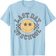 Retro Groovy Last Day of School Teacher End of The Year Girl T-Shirt - T-Shirt | Light Blue