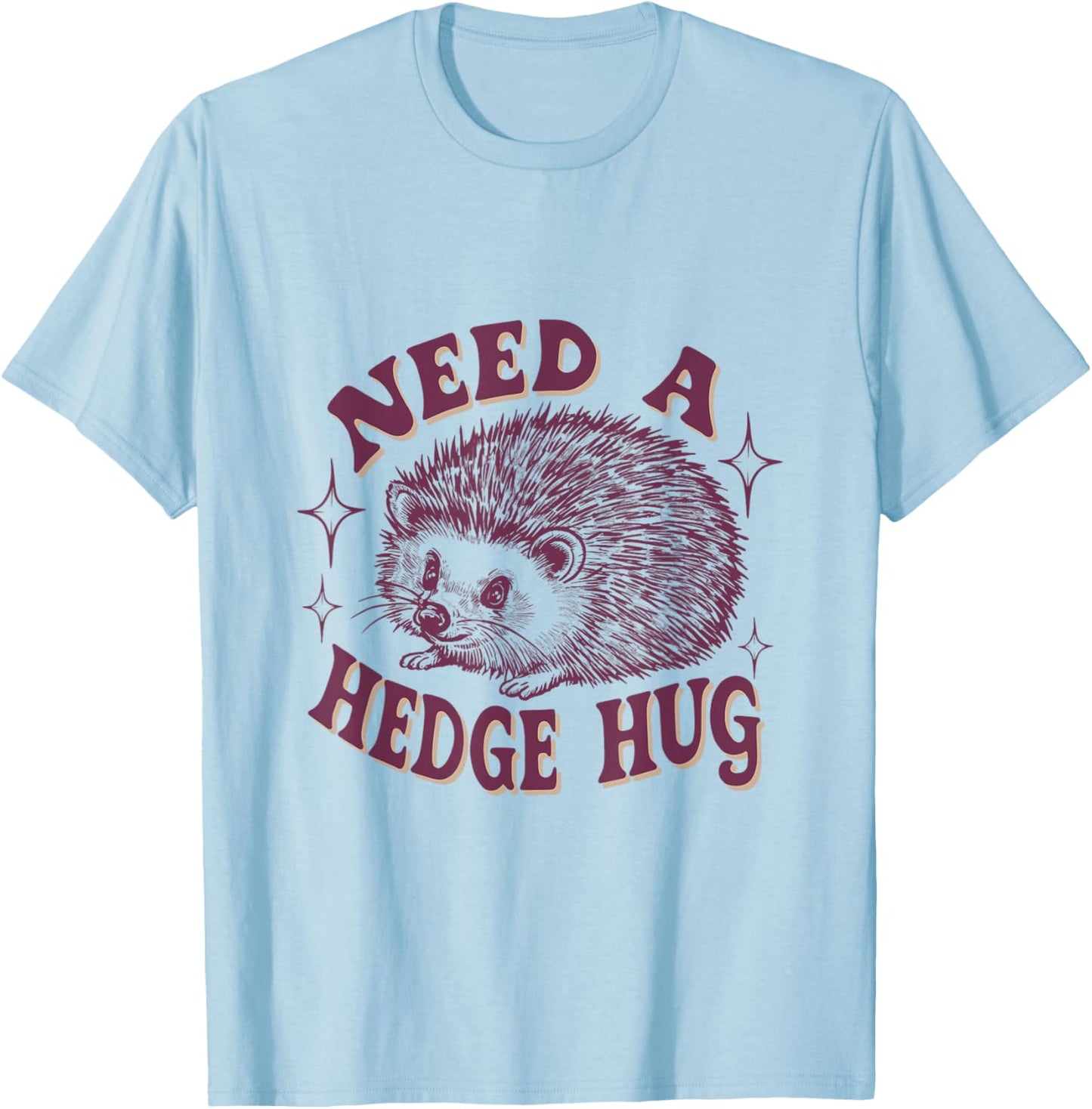 Sarcastic Hedgehog T-Shirt - T-Shirt | Light Blue