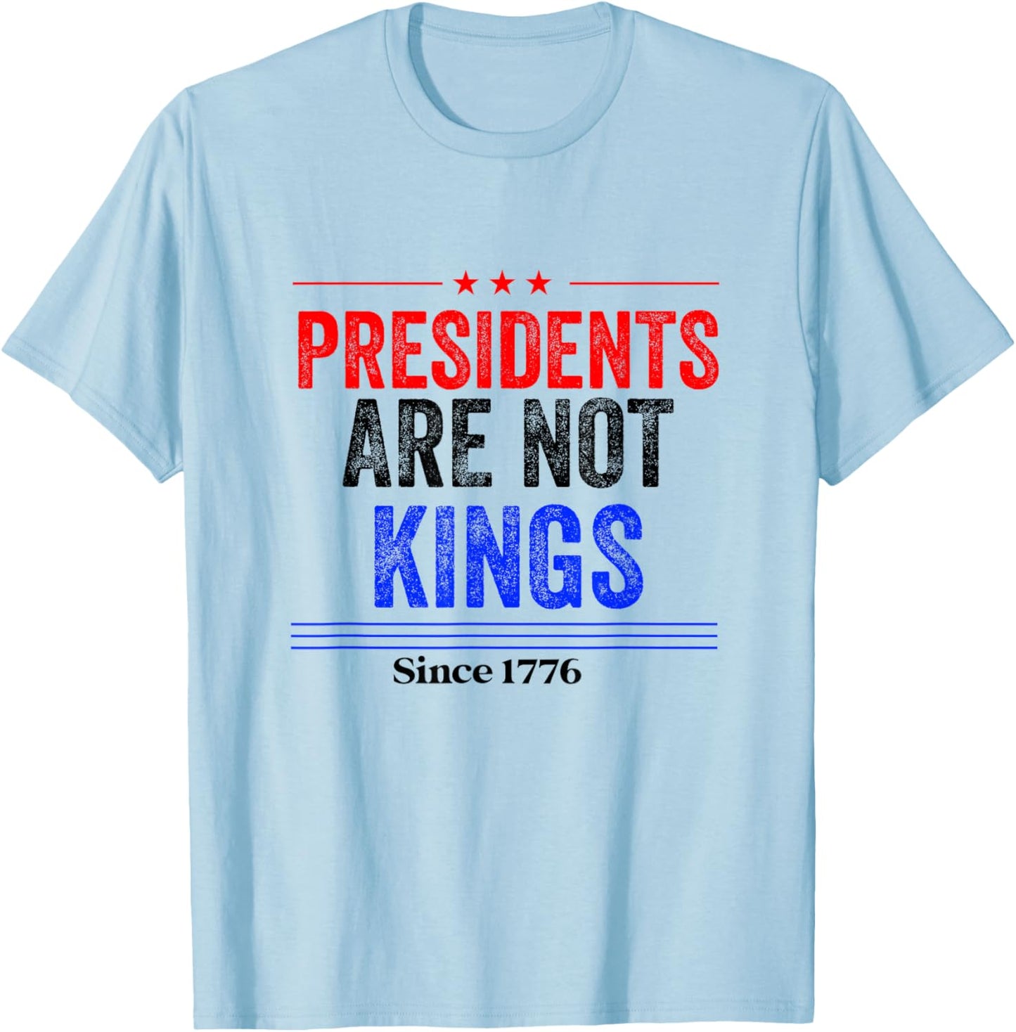 USA Flag Democracy T-Shirt - T-Shirt | Light Blue