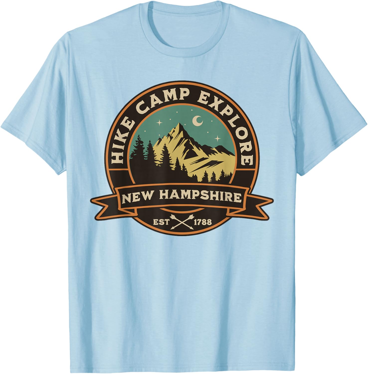 New Hampshire T-Shirt - T-Shirt | Light Blue