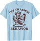 Off to Assess Behavior Frog T-Shirt - T-Shirt | Light Blue