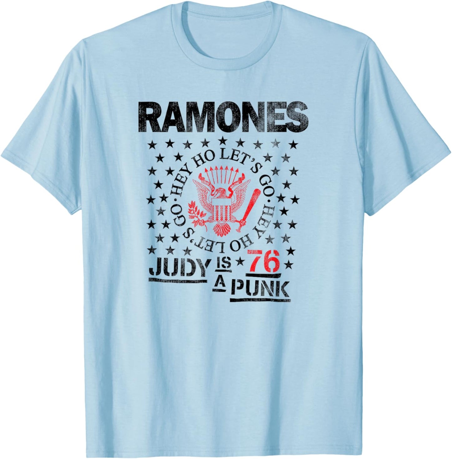 Ramones Judy is A Punk T-Shirt - T-Shirt | Light Blue
