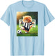 Soccer Referee Cat Men Women Kids T-Shirt - T-Shirt | Light Blue