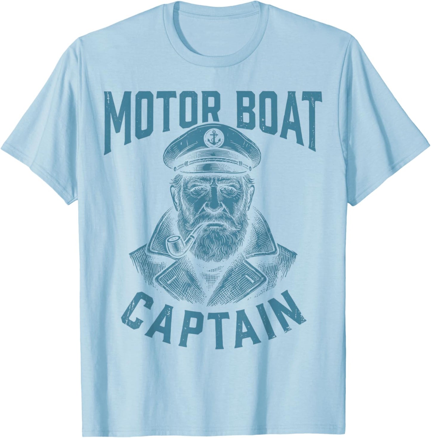 Motor Boatin SOB Motor Boat Captain Pontoon Lake Boater T-Shirt - T-Shirt | Light Blue