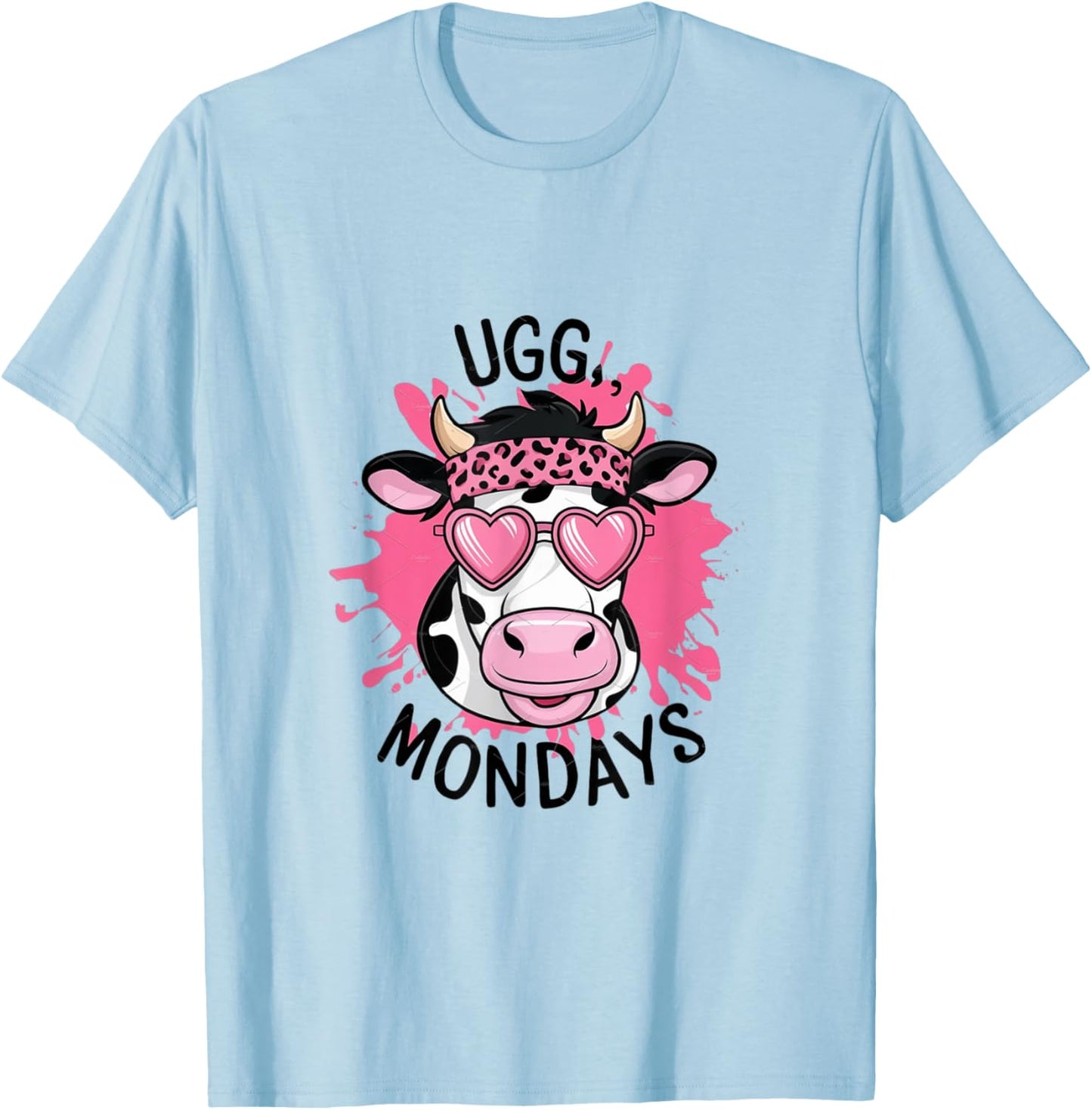 UGG Monday's Cow T-Shirt - T-Shirt | Light Blue