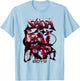 Kpop Demon Hunters Saja Boys Demon Group T-Shirt - T-Shirt | Light Blue