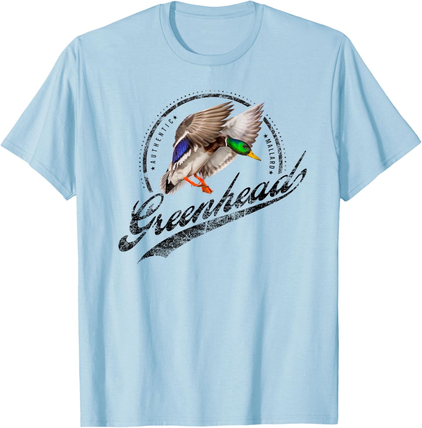 Mallard duck hunting waterfowl greenhead drake T-Shirt - T-Shirt | Light Blue