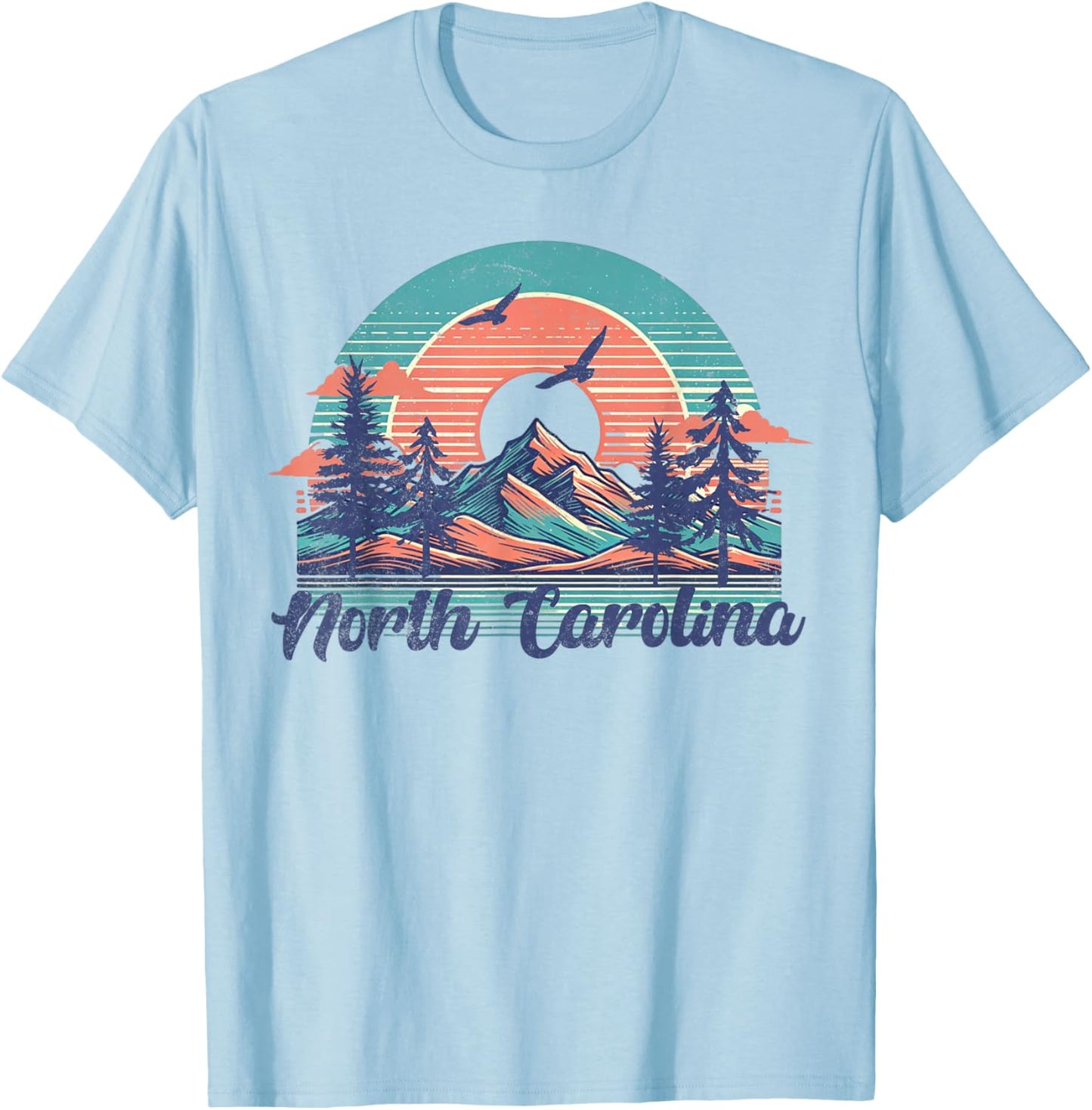 North Carolina T-Shirt - T-Shirt | Light Blue