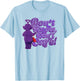 Teletubbies Tinky Winky Don't Know Don't Care Purple T-Shirt - T-Shirt | Light Blue