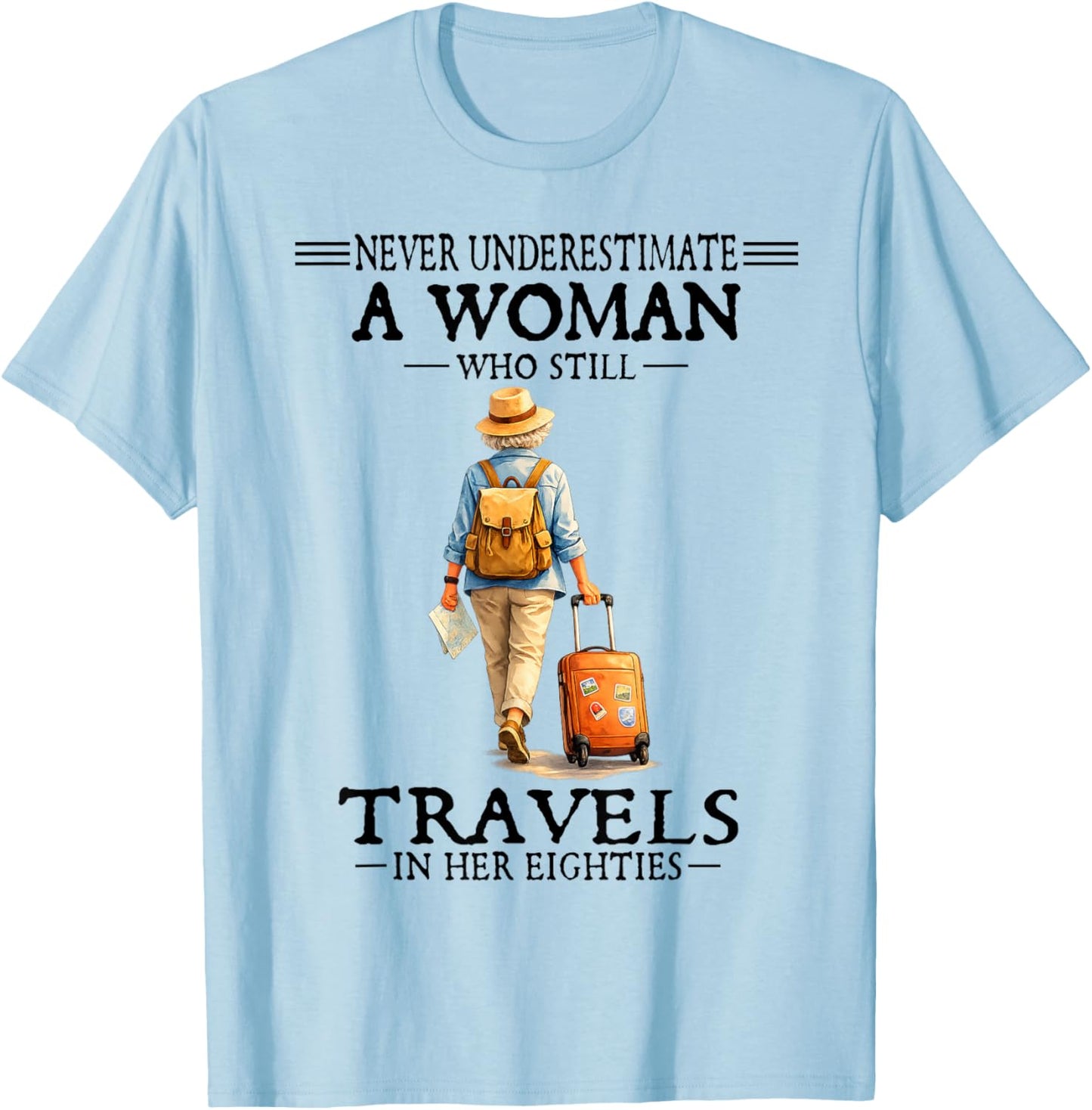 Her Eightie T-Shirt - T-Shirt | Light Blue