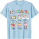 Cute It's Okay Teacher School Counselor Easter Day Bunny Egg T-Shirt - T-Shirt | Light Blue