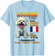 Bichon Frise Design Women Kids T-Shirt - T-Shirt | Light Blue