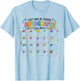 Last Day of School Autographs Sign My Shirt Student Teacher T-Shirt - T-Shirt | Light Blue