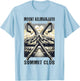Climbed Mount Kilimanjaro Summit Club Hike Tanzania T-Shirt - T-Shirt | Light Blue