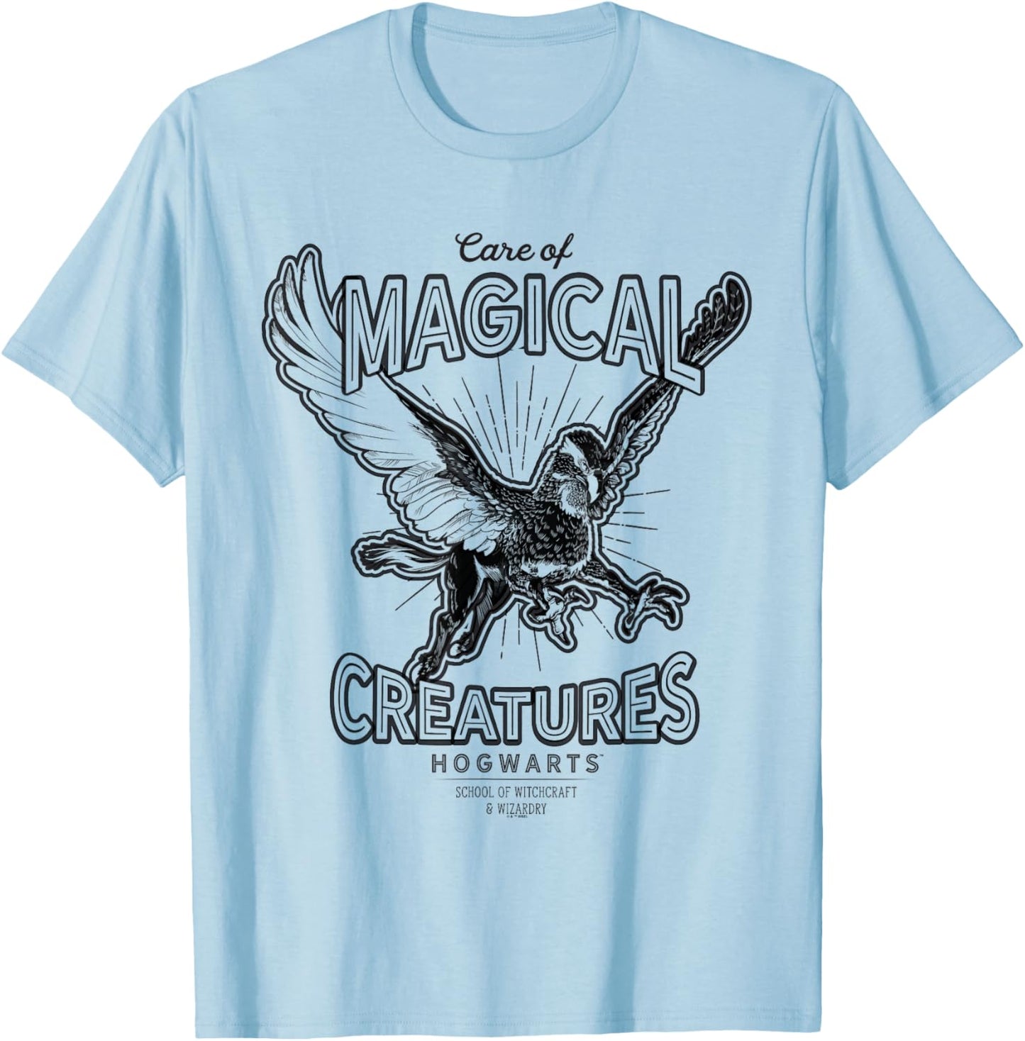 Harry Potter Care of Magical Creatures T-Shirt - T-Shirt | Light Blue