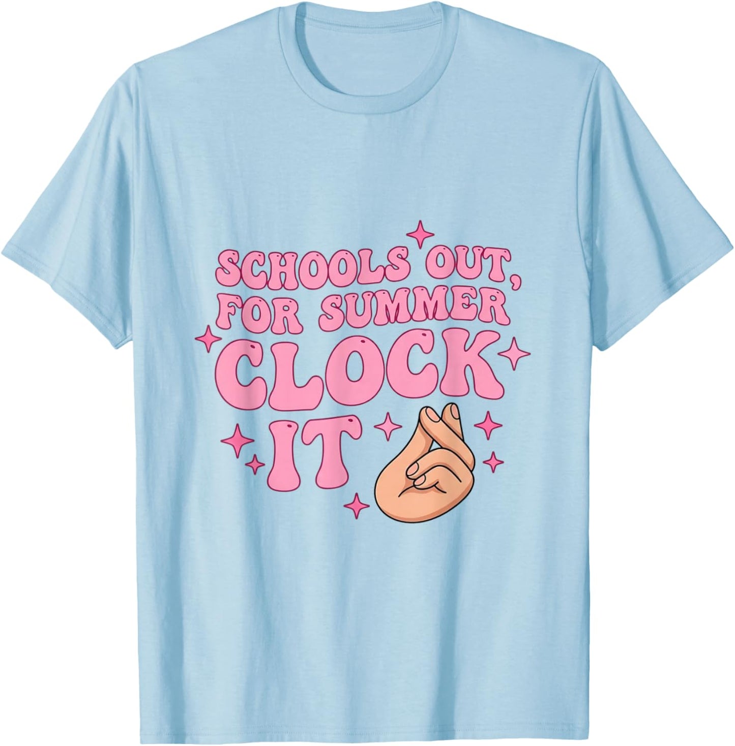 Gen A Slang Teachers Happy Last Day of School 2026 Funny T-Shirt - T-Shirt | Light Blue