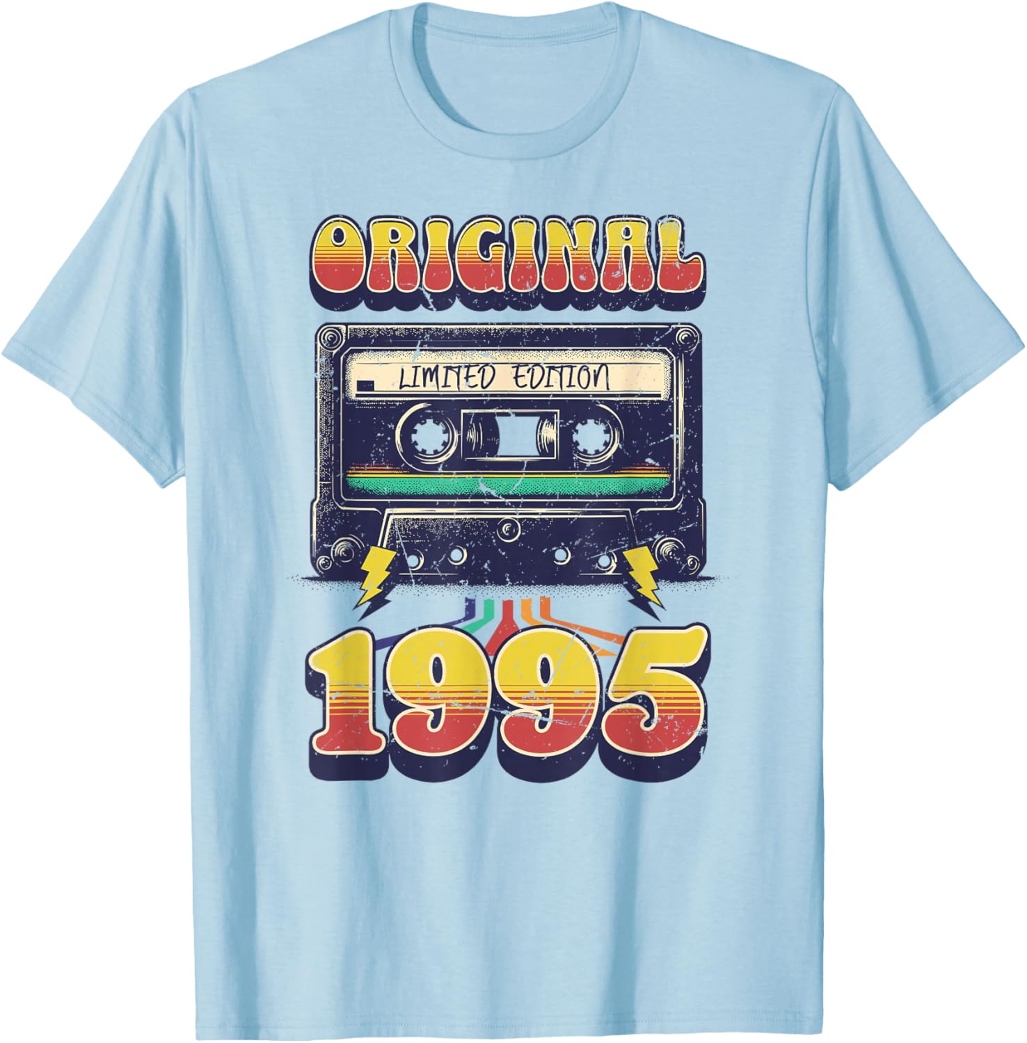 30th Birthday Retro Vintage 1995 Men Women T-Shirt - T-Shirt | Light Blue